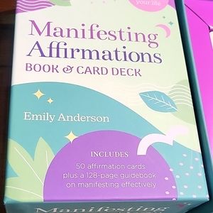 Manifesting affirmations book card set create positive change in your life Self